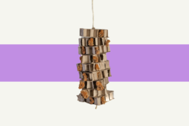 Zabawka dla papug DIY: